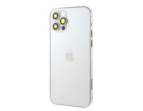 Zadní kryt baterie Apple iPhone 12 Pro včetně středového rámečku stříbrný