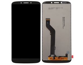 Motorola Moto E5 Plus LCD displej dotykové sklo černé komplet přední panel
