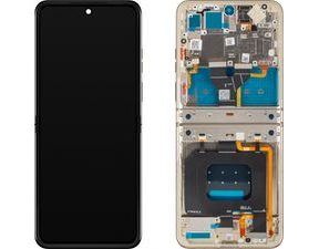 Motorola Razr 2025 / Razr 60 LCD Touchscreen Original (Service Pack) Inner - Beach Sand (Pumice Stone)