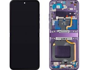 Motorola Razr 40 LCD displej dotykové sklo originálne (Service Pack) vnútorný - Grape Compote