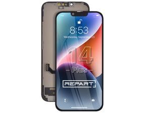 iPhone 14 Plus Back Battery Cover with Camera Lens Cover (Black)