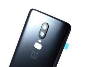 Oneplus 6 zadní kryt baterie šedý včetně krytky čočky fotoaparátu