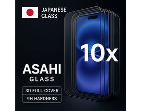 Ochranné tvrzené sklo Mobilis pro iPhone 12 mini (Japanese Asahi 3D) (balení 10 kusů)