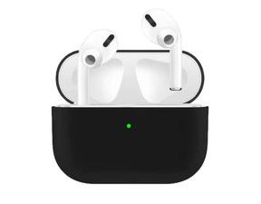 Apple Airpods Pro ochranný kryt silikonový obal na beztrádová sluchátka černý