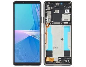 Sony Xperia 10 III LCD display & touch screen glass OEM (A+ TFT incl. frame) Black