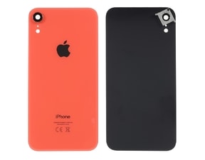 Apple iPhone XR zadní kryt baterie včetně krytky čočky fotoaparátu korálově oranžová