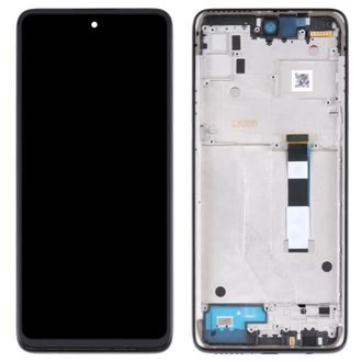 Motorola Moto G 5G  LCD touch screen digitizer with frame - black