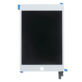 LCD displej dotykové sklo přední panel bílý pro Apple iPad Mini 4