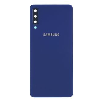 Samsung Galaxy A7 2018 zadní kryt baterie modrý osázený včetně krytky  fotoaparátu A750 - A7 2018 (SM-A750) - Galaxy A, Samsung, Spare parts -  Spare parts for everyone