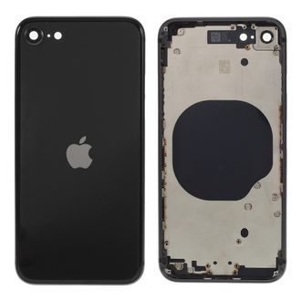 Apple iPhone SE 2020 zadný kryt batérie vrátane stredového rámečku čierny
