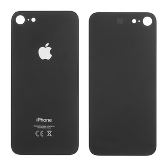 Apple iPhone 8 battery housing glass cover Black CE EU