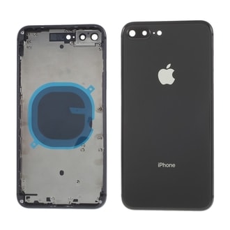 Apple iPhone 8 Plus zadní kryt baterie včetně středového rámečku telefonu šedý space grey