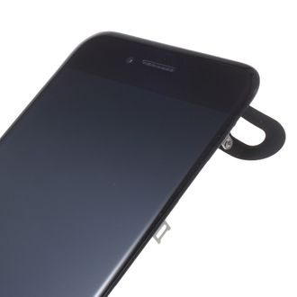 Apple iPhone 7 LCD displej dotykové sklo čierne jasnejšie podsvietenie komplet osadený vrátane prednej kamery