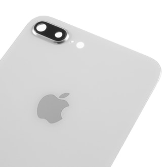 Apple iPhone 8 Plus zadní skleněný kryt baterie včetně krytky fotoaparátu bílý