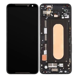 Asus ROG Phone II LCD displej dotykové sklo ZS660KL (včetně rámečku) černý