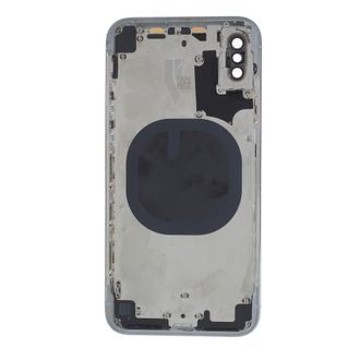 Apple iPhone X zadný kryt batérie biely vrátane stredového rámčeka biely