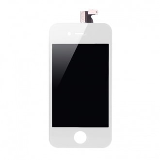 Apple iPhone 4S LCD displej bílý + dotykové sklo komplet