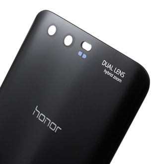 Honor 9 Zadní Kryt baterie černý skleněný lesklý