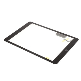 Dotykové sklo přední panel osazený touch ID černý pro Apple iPad 9,7 2017