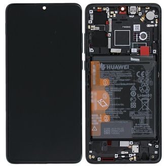Huawei P30 LCD OLED Display dotykové sklo černý (Service Pack)