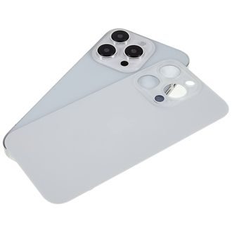 Zadní kryt baterie iPhone 14 Pro Max bílý s větším otvorem pro kamery