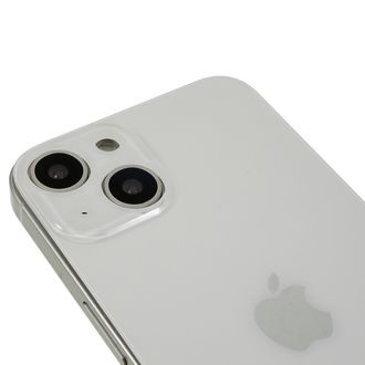 Zadní kryt baterie iPhone 14 Plus bílý s větším otvorem na kamery
