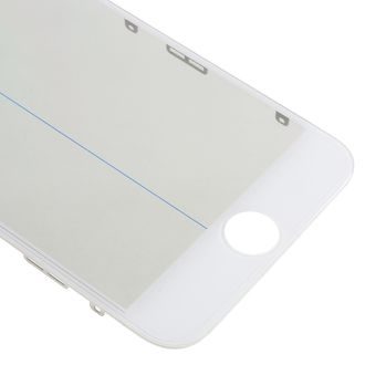 Krycí náhradní sklo bílé včetně OCA rámečku a polarizační vrstvy pro Apple iPhone 6