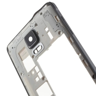 Samsung Galaxy Note 4 střední kryt rámeček LCD černý N910F