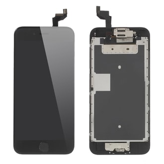 LCD displej dotykové sklo černý komplet přední panel jasnější podsvit včetně osázení Apple iPhone 6S