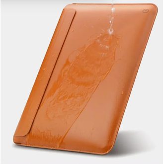 Kožený obal MacBook Pro 2016/2017/2018/2019/2020/M1 tenké pouzdro WIWU šedé