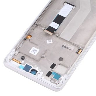Motorola Moto G 5G  LCD displej dotykové sklo včetně rámečku - stříbrné