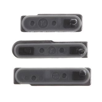 Sony Xperia Z1 Compact sada USB krytky sim nabíjení černé D5503