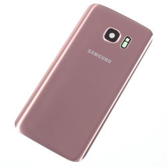 Samsung Galaxy S7 zadní kryt baterie růžový včetně krytky fotoaparátu Rose Gold G930F