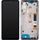 Motorola Moto G200 5G LCD Display Touch Glass with Frame (Service Pack) Stellar Blue