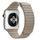 Apple Watch 42mm 44MM řemínek kožený provlékací béžový