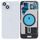 Blue Battery Back Cover for iPhone 15 Plus