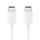 USB-C na USB-C kabel Samsung EP-DA705BWE 25W, 3A, 1m (bílý)