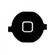 Apple iPhone 4 home button tlačidlo domovské (Černá)