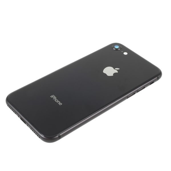 Apple iPhone 8 zadní kryt baterie včetně středového rámečku telefonu šedý space grey