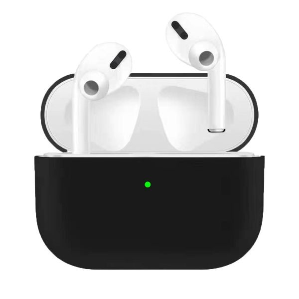 Apple Airpods Pro ochranný kryt silikonový obal na beztrádová sluchátka černý