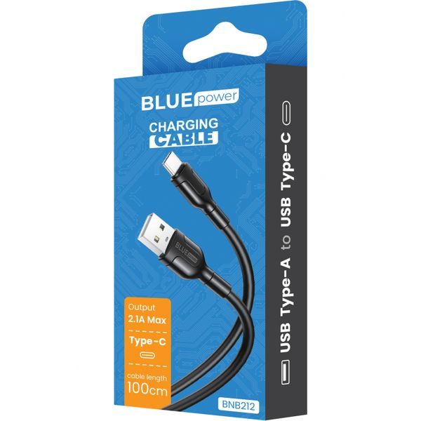 USB-C datový a nabíjecí kabel 18W 2A 1m Blue Power BNB212