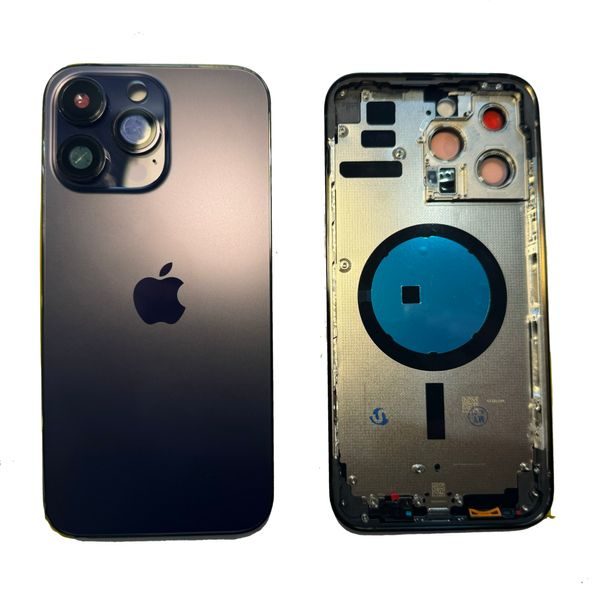 Zadní kryt baterie housing pro iPhone 14 Pro Max (temně fialový)