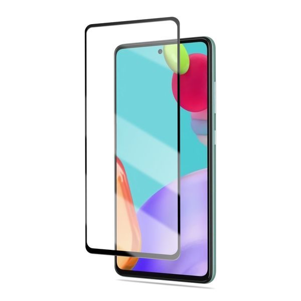 Samsung Galaxy A52 5G Ochranné tvrzené sklo černé 3D