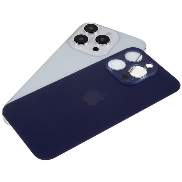 Zadní kryt baterie iPhone 14 Pro Max fialový s větším otvorem pro kamery