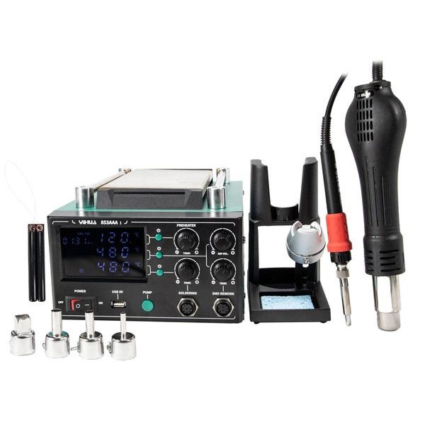 Horkovzdušná pájecí stanice YIHUA 853AAA-I 3v1 1240W