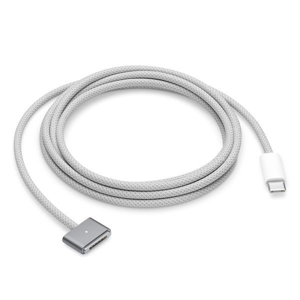 MagSafe 3 Charging Cable for MacBook – 2 m, 140W, USB-C to Magnetic Connector, Braided (Gray)
