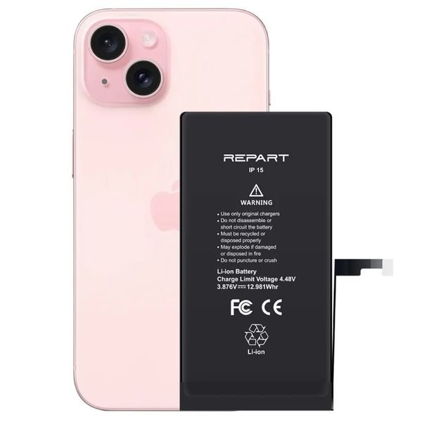 REPART Battery for iPhone 15