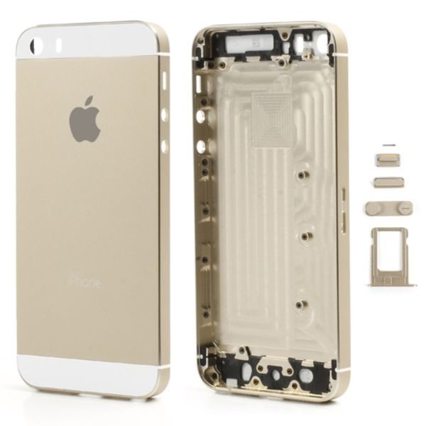 Apple iPhone 5S zadní kryt baterie zlatý champagne