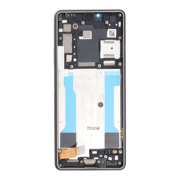 Sony Xperia 10 III LCD displej dotykové sklo OEM (včetně rámečku) Black