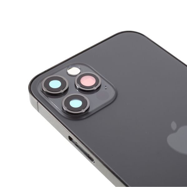 Apple iPhone 12 Pro zadní kryt baterie včetně středového rámečku černý/šedý